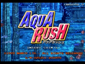 Aqua Rush (AQ1/VER.A) screen shot title